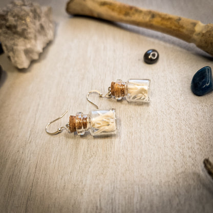 Bone Bottle earrings