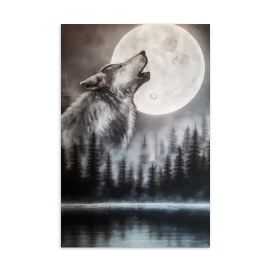 Wolf / Art Postcard